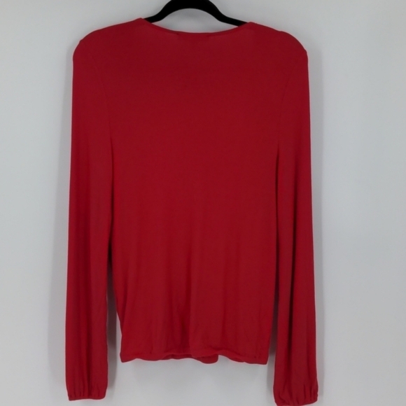 NWT INC International Concepts Faux Wrap Tee - Picture 8 of 8